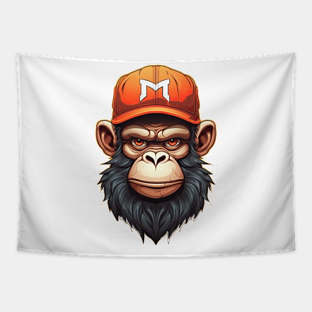 Monkey 4 life Tapestry by obstinator