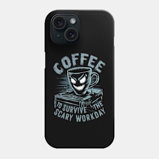 Horror Movie Coffee Halloween Fans Costume Movies Created Phone Case