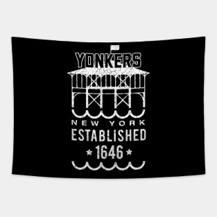 Yonkers Pier grunge Tapestry