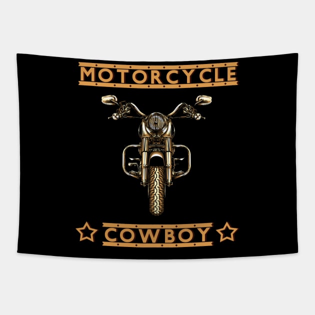 Motorcycle Tapestry by Erena Samohai