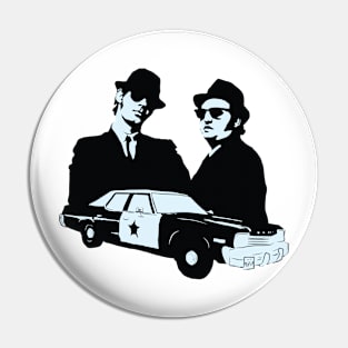 Blues Brothers Retro design Pin