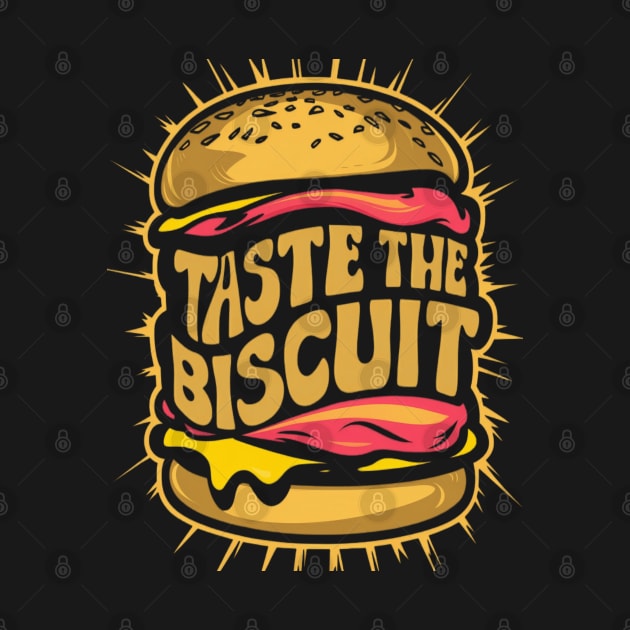 Taste the biscuit funny burger by thestaroflove