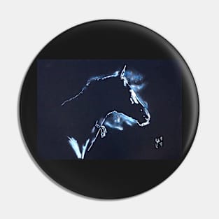 Morning Glow - Horse Silhouette Pin