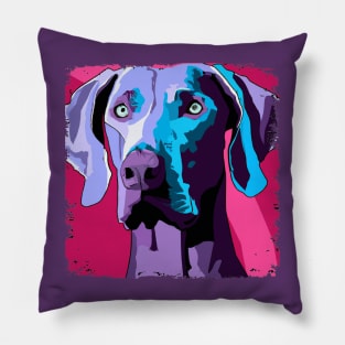 Weimaraner Pop Art - Dog Lover Gifts Pillow