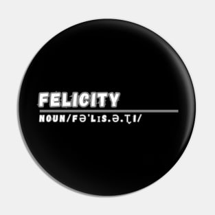 Word Felicity Pin