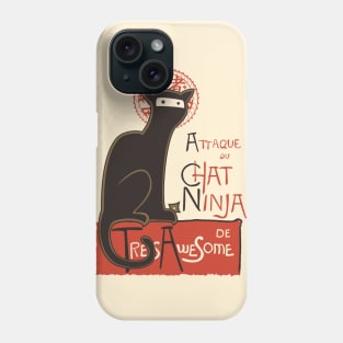 A French Ninja Cat! Phone Case