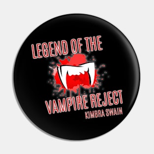 Legend of the Vampire Reject Logo Shirt Pin