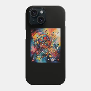 Colorful Music Geometric Abstract Painting Phone Case