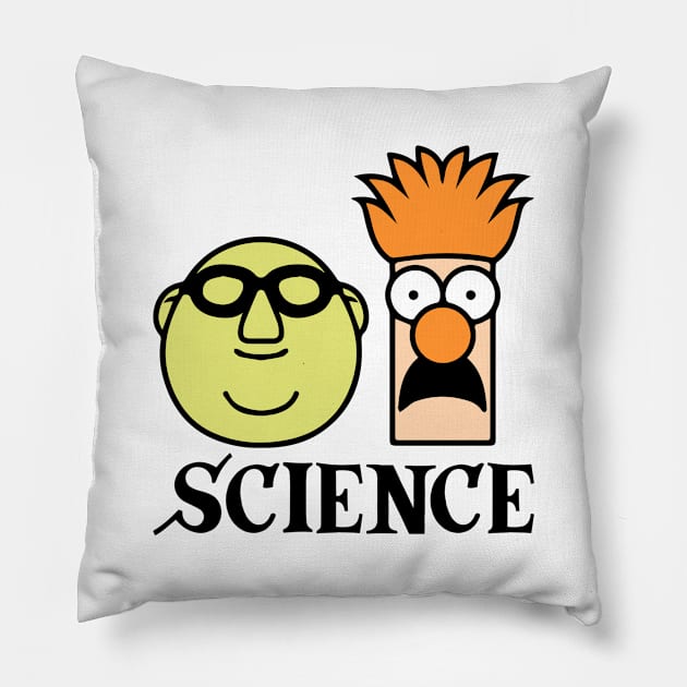 Science - Bunsen And Beaker Pillow by thriftjd