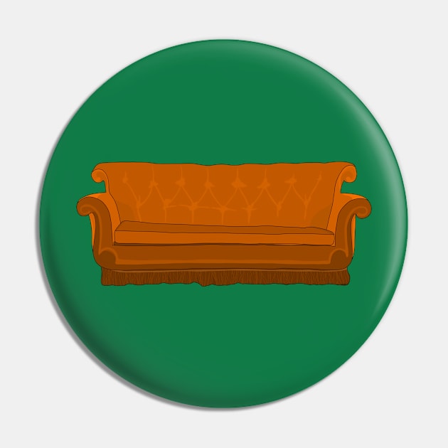 Orange Couch Pin by TheNewMoon