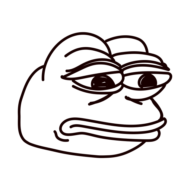 Sad Pepe the Frog Meme by Meme Gifts