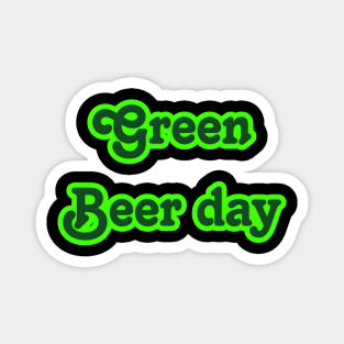 St Patricks Day Beer Elements Magnet