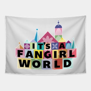 Its A Fangirl World Logo Tapestry