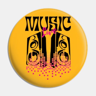 live music Pin