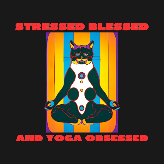 Stressed blessed and yoga obsessed by IOANNISSKEVAS