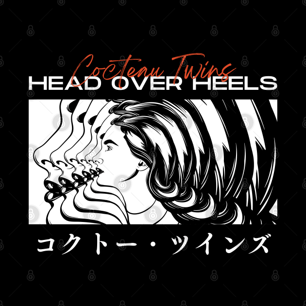 Cocteau Twins - Head over Heels // Original Artwork Retro Style Fan Art by Liamlefr