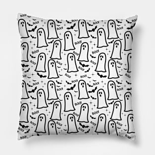 GHOST AND BATS HALLOWEEN PATTERN Pillow