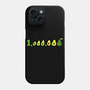 1 million Avocado Phone Case