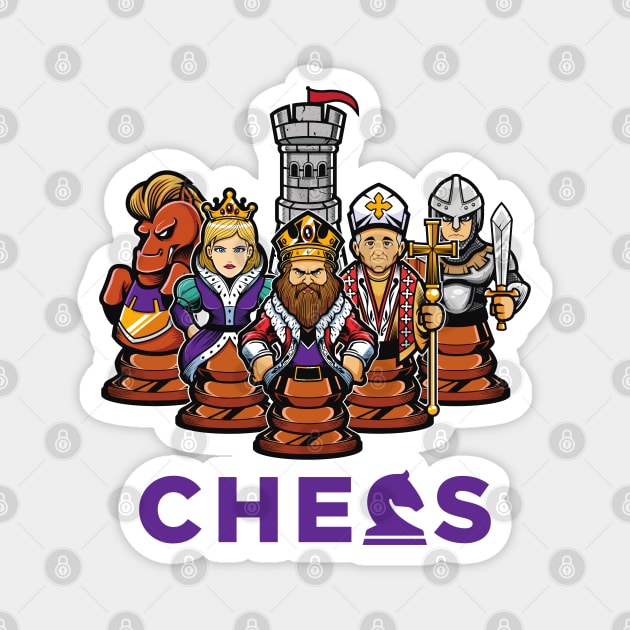 chess Magnet by Galandro