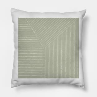 Lines (Linen Sage) Pillow