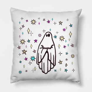 Lonely Ghost in the Stars Pillow