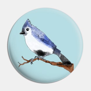 The Little Blue Jay Pin