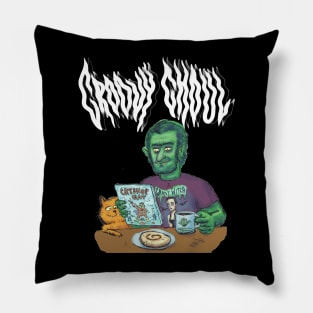 Wake Up to Groovy Ghoul! Pillow