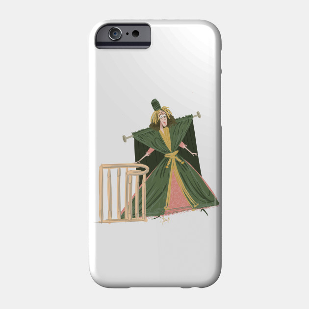 The Gone With The Wind Curtain Dress Sketch Phone Case Teepublic