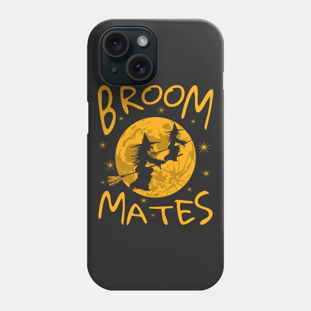 Witches on Broomsticks | Broom Mates | Moonlight Witches Phone Case by dkdesigns27