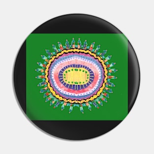 Funky Boho Mandala #4 Pin