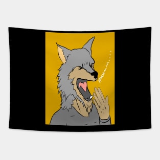 smooth like butter wolf yawn Tapestry