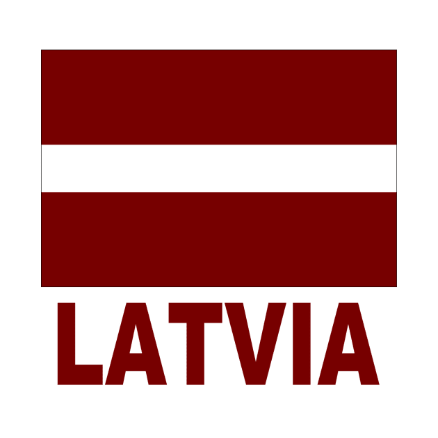 The Pride of Latvia - Latvian Flag Design by Naves