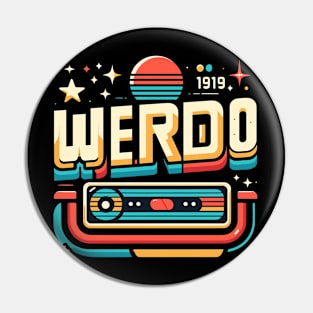 Weirdo by Choice - Minimalist Typography Design for the Bold Pin