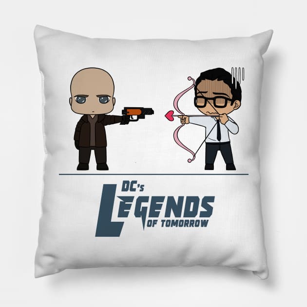 Mick Rory and Gary Green - Valentine's Day Pillow by RotemChan