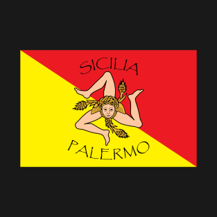 Flag of Sicily Palermo - Sicilia T-Shirt