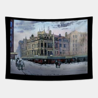 Melbourne - City of Melbourne Building - painting Tapestry