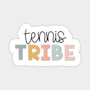 Tennis Tribe Muted Pastels Magnet