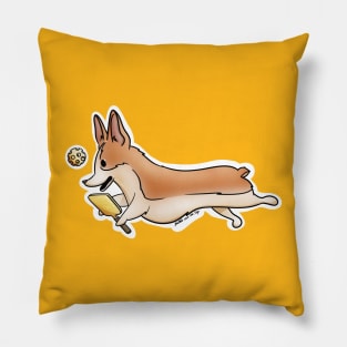 Pickleball Corgi Pillow