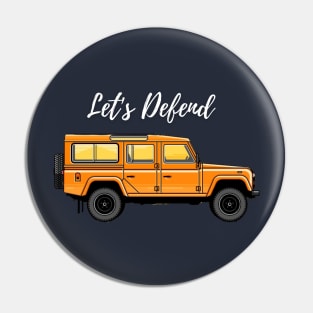 Let's defend { offroader } Pin