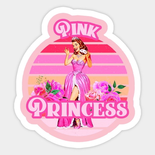 Pink Aesthetic: Pink Princess, Pink Kawaii Roses, Pink Lover, Pink Vintage  Retro Sunset - Pink Aesthetic - Sticker