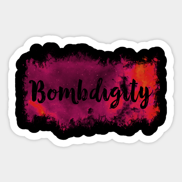 Bombdigity Funny 80's - 80s Retro - Sticker