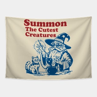 Summon The Cutest Creatures Tapestry