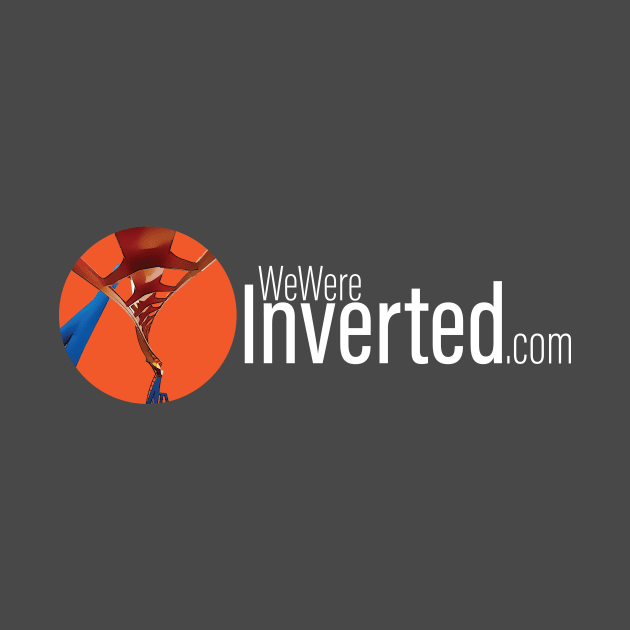 We Were Inverted Logo | Orange Circle | White Text by We Were Inverted