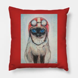 Aviator Cat Pillow