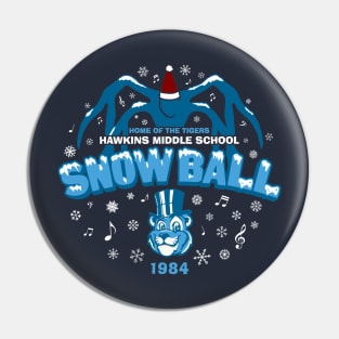 Hawkins '84 Snow Ball Pin