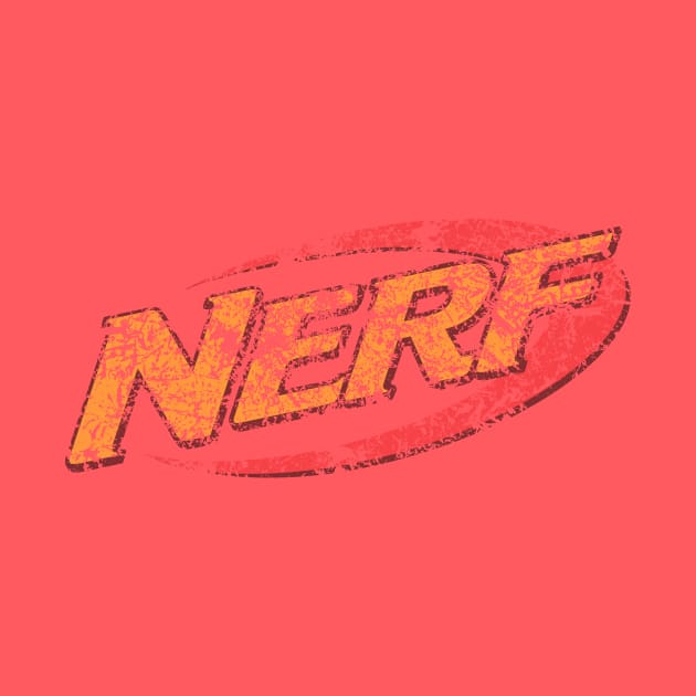 Nerf Logo (extremely worn and faded) by GraphicGibbon