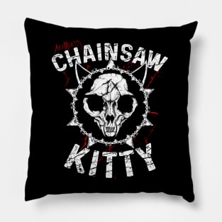 Arx Mortis ChainsawKitty Logo Pillow