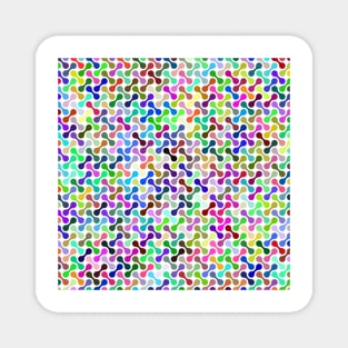 Nice metaball pattern abstract colorful Magnet