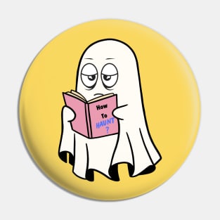 Little ghost studying, How to Haunt ? Pin