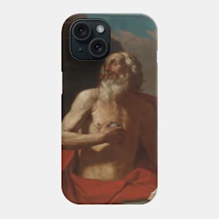 Saint Jerome by Guercino Phone Case